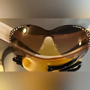 Versace Brown Sunglasses with Classic Design